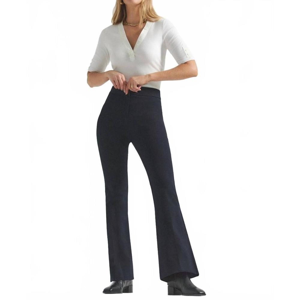 New Derek Lam Flare Leg Trouser Womens 6 Black Italian FW13DL312 MSRP $890 NWT